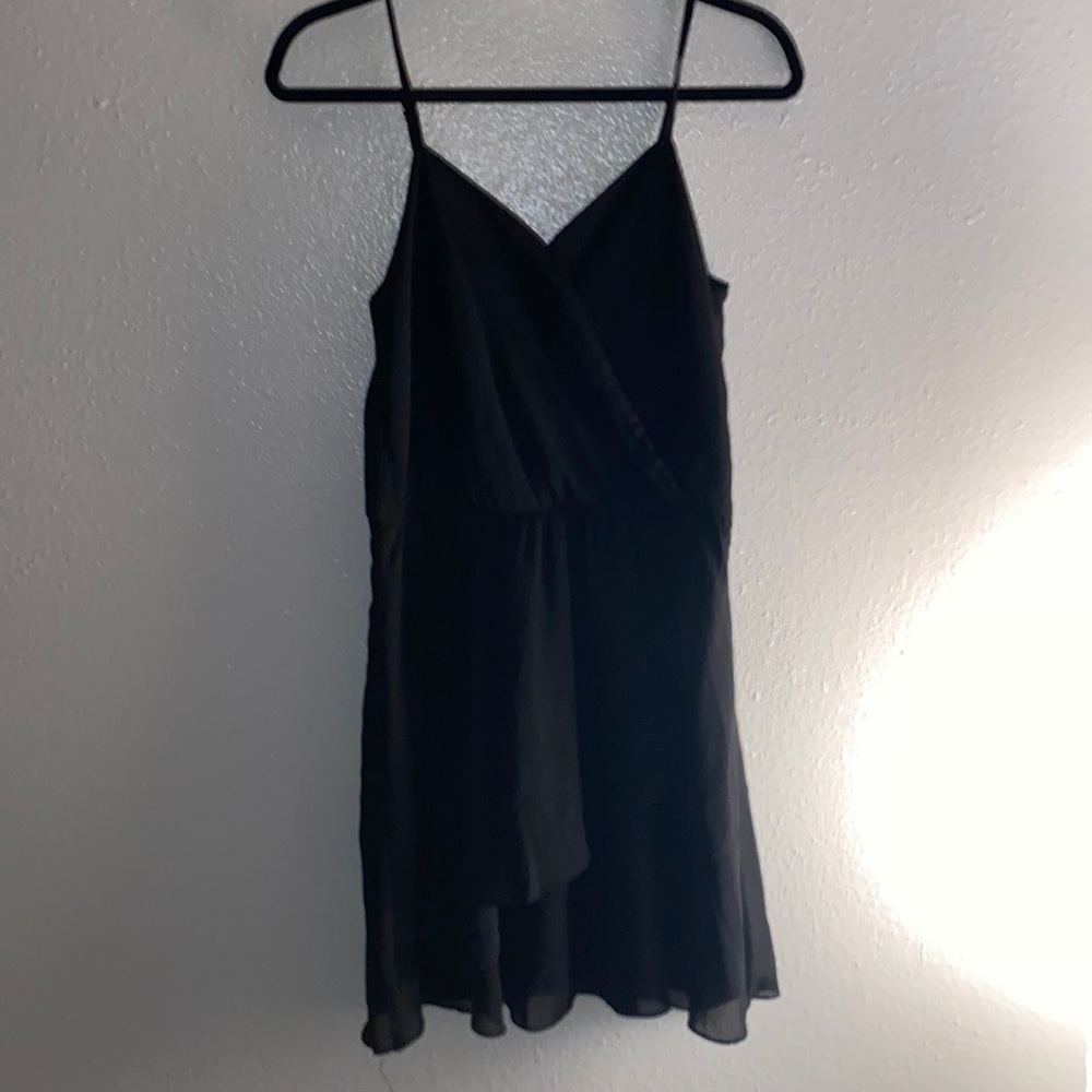formal short black dress
